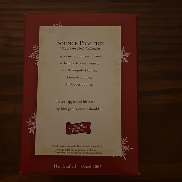Hallmark keepsake bounce practice Winnie the Pooh - Picture 3 of 3